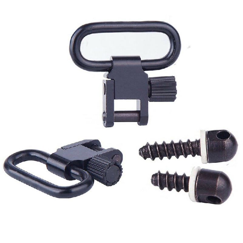 1/1.25 inch QD tactical wooden support strap buckle steel wooden tooth screw butterfly two-leg fastening screw