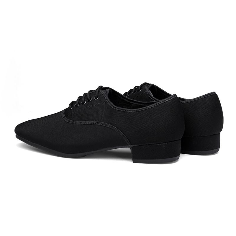 Dance handkerchief men's modern dance shoes Waltz tango pas de deux national standard dance shoes soft soled Indoor cross-border plus size