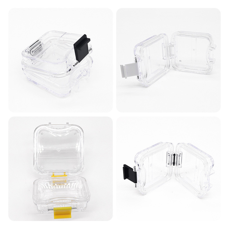Golden Light Self-produced Teeth Box with Film Transparent Teeth Box with Film Teeth Box Implant Teeth Box Molar Set Box
