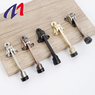 Factory wholesale horseshoe door top zinc alloy horseshoe movable door top door support foot brake door resistance door closer