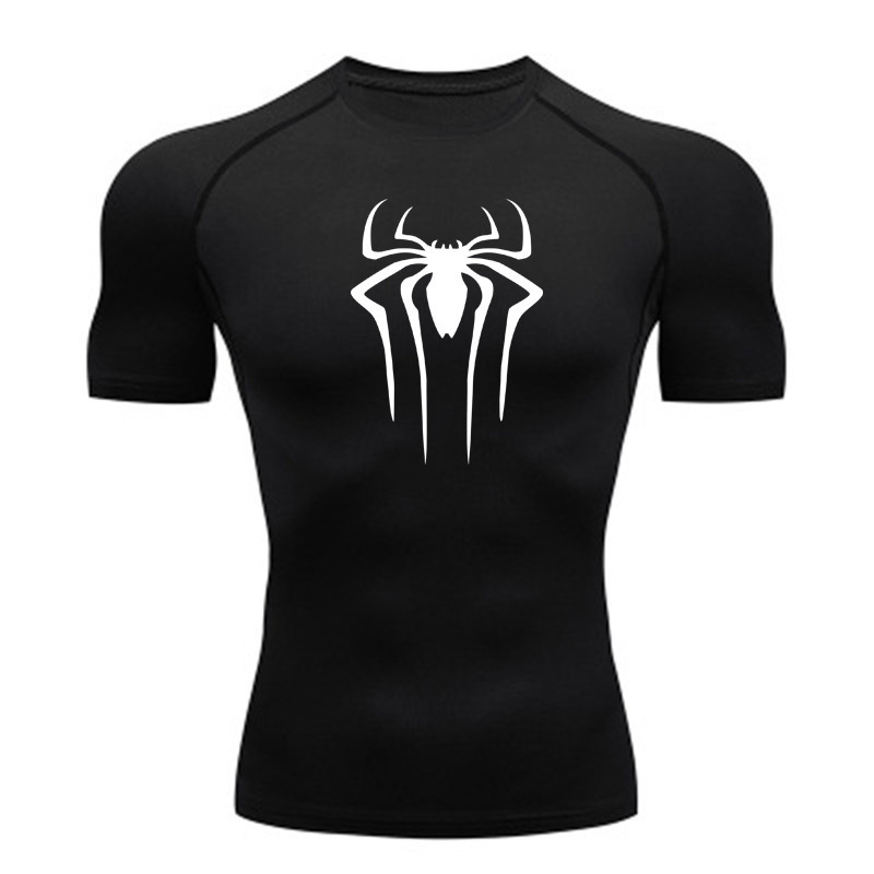 半袖速乾衣運動tシャツランニングボトムスジム訓練服男性通気性排汗弾性レオタード|undefined