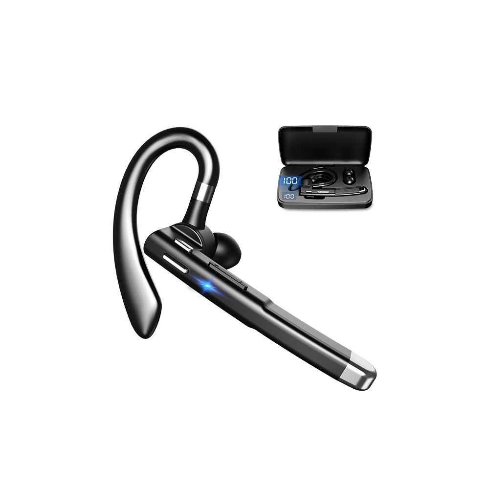 Amazon cross-border single-Ear Wireless Bluetooth headset noise reduction ear-mounted ultra-long endurance car Business Sports Headset