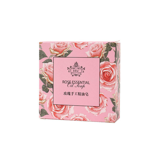 [Simi silk] rose essential oil perfume soap handmade soap cleaning and moisturizing 80G 100G