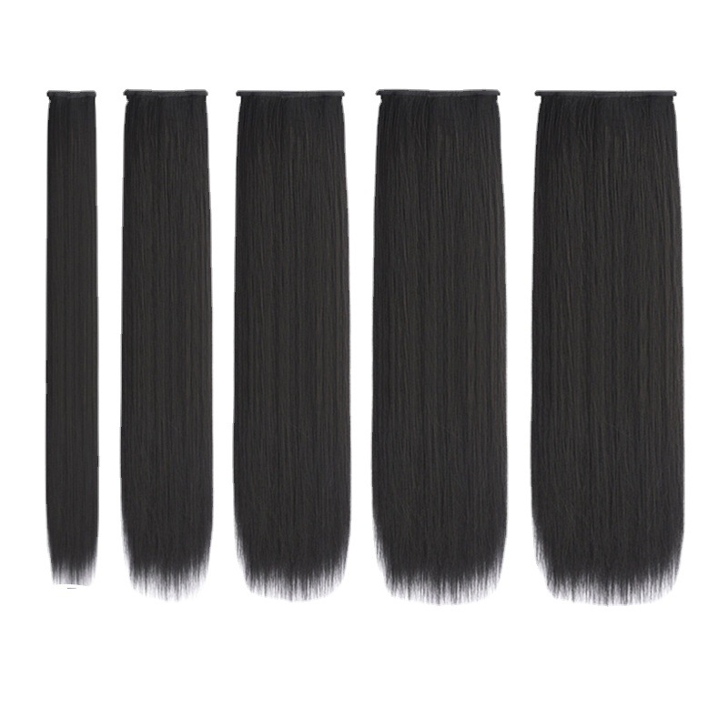 Hanfu Wig Piece Antique Women's Hair Extension One-Piece Hair Row Corn Whisker Straight Hair Piece Ancient Costume Shape Plate Hair Micro-Canopy