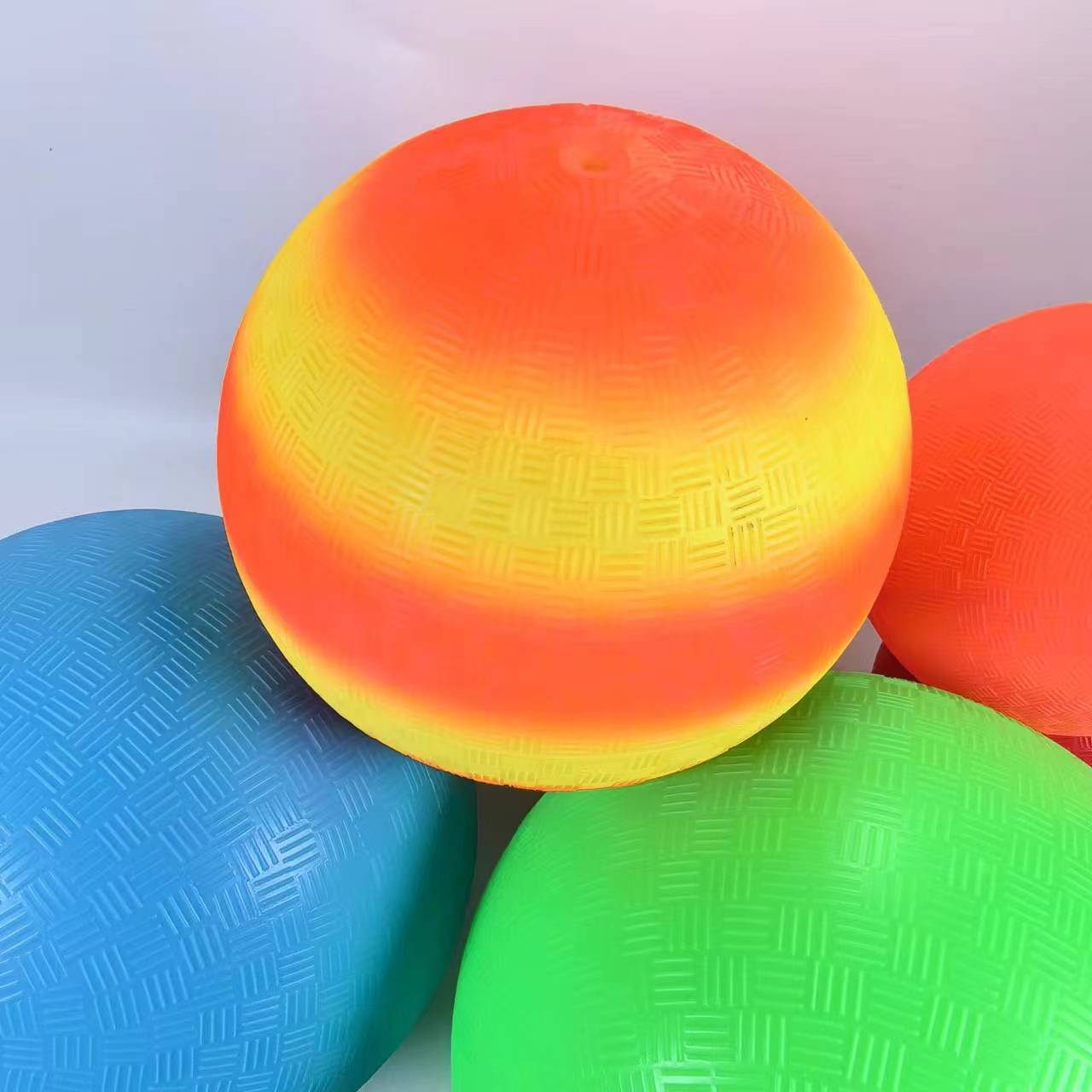 Children's toy ball pvc toy ball 5-inch 6-inch 8.5-inch g rainbow ball playground ball printable LOGO