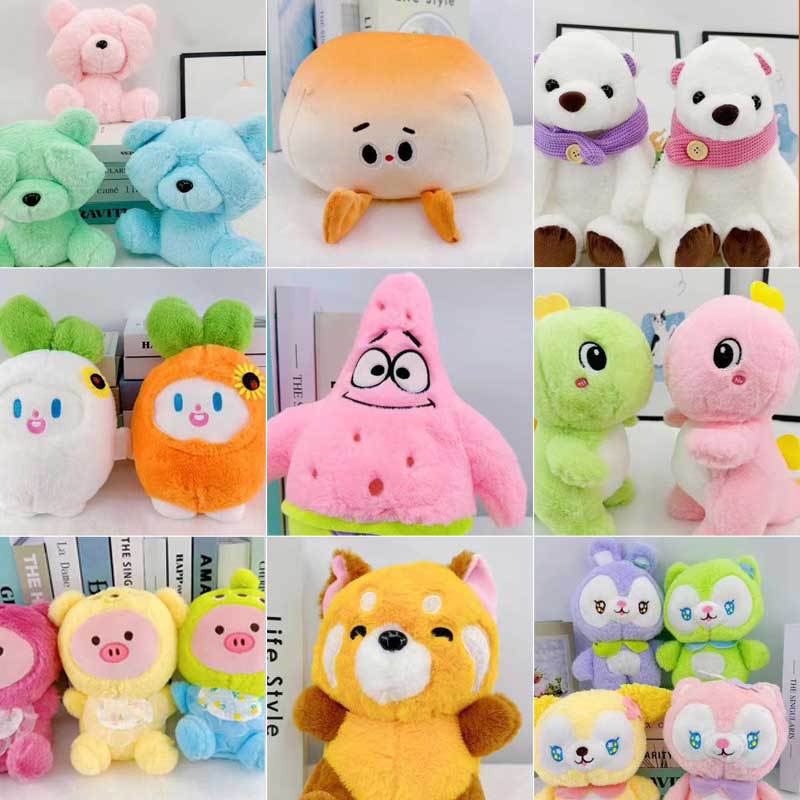 8 Inch Grasping Machine Doll Flow Sprinkling Doll Plush Toy Wedding Sprinkling Doll Doll Machine Doll