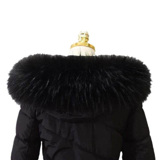 Imitation raccoon fur collar artificial fur collar cotton clothing fake fur collar wholesale imitation plush hat imitation fur collar fur strip clothing accessories