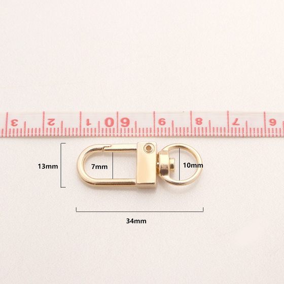 Metal Key Chain Hook Golden Gun Black Hanging Buckle Jewelry Accessories Universal Buckle Small Lobster Buckle Zinc Alloy Door Buckle