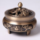 Lucky Elephant Ruyi Carved Tripod Stove 22 Lid Optional