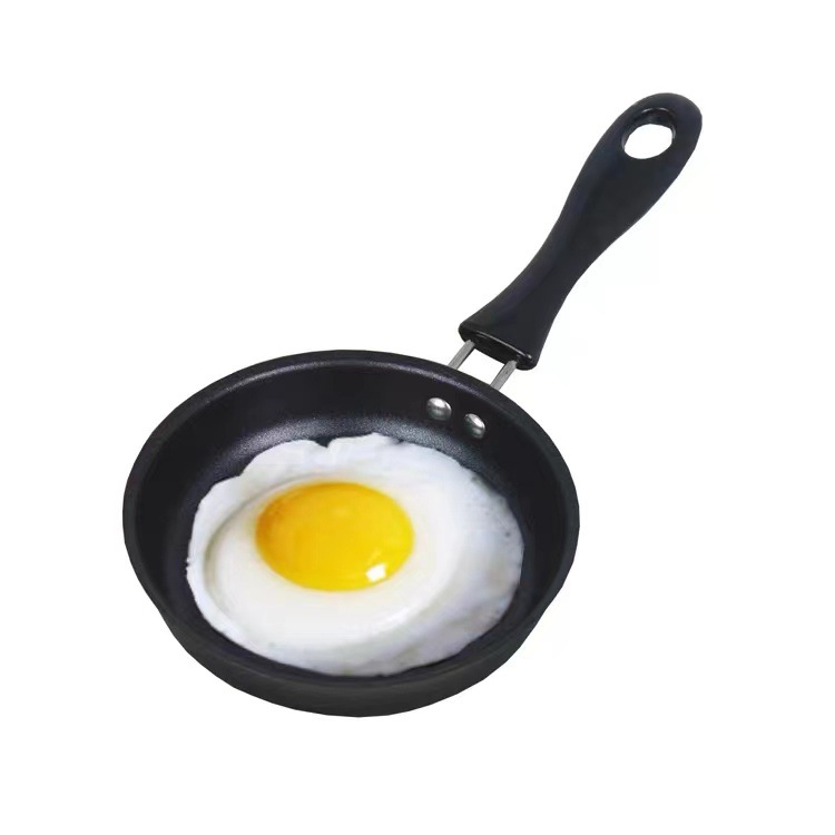 Mini Small Non-Stick Pan Fried Egg Pan Hot Oil Pan Fried Steak Pan Induction Cooker Small Wok Gas Induction Cooker Pot