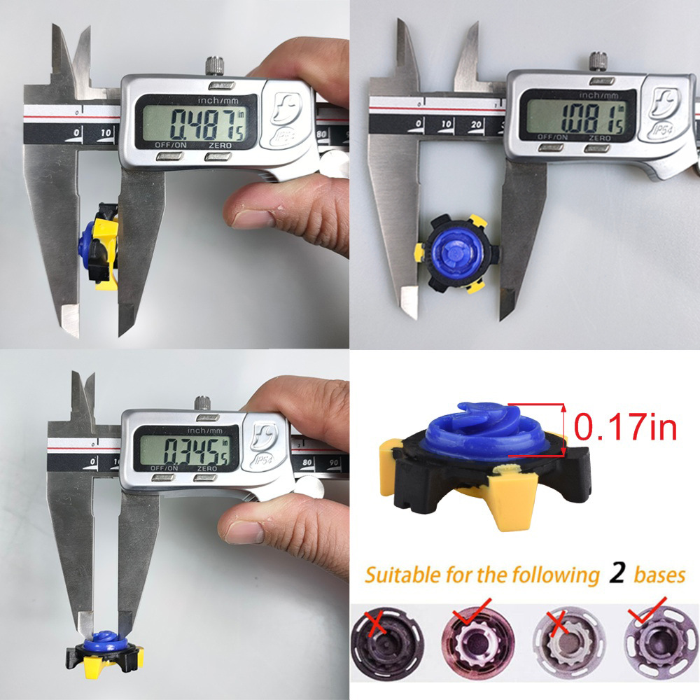 Hot selling golf spikes ball spikes quick rotation removal spikes TPU movable spikes quick rotation