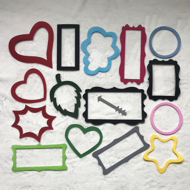 Creative Felt Frame Baby Month Digital Creative Frame Photography Props Milestone Blanket Photo Background Photo Frame