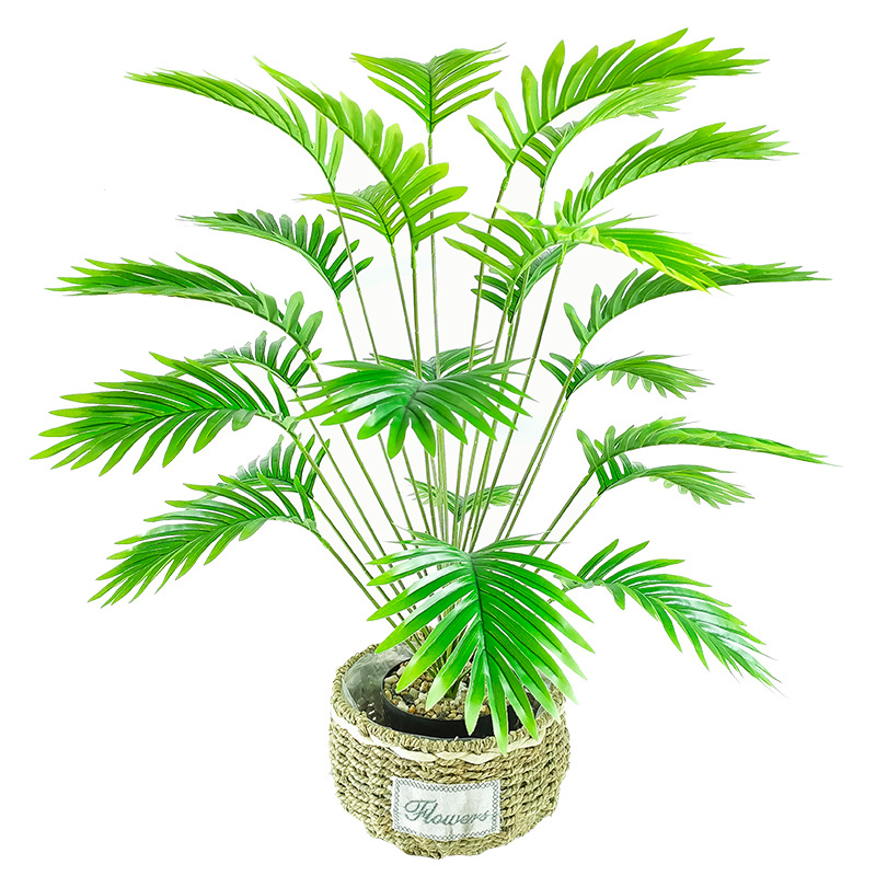 Cross-border Nordic Simulation Green Planting Sitter Sunflower Garden Landscape Bonsai Large Artificial Flower Plant Floor Decorative Fake Tree