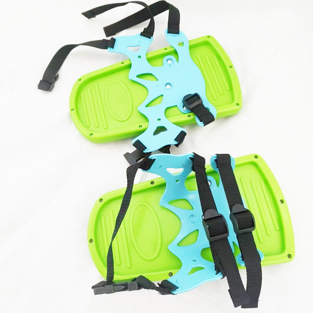 11-inch children's snow printed snow shoes dinosaur foot print winter snow shoes snow claw beach foot print shoe cover