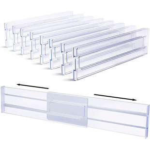 Cross-border drawer divider telescopic free combination divider wardrobe underwear socks storage finishing partition artifact
