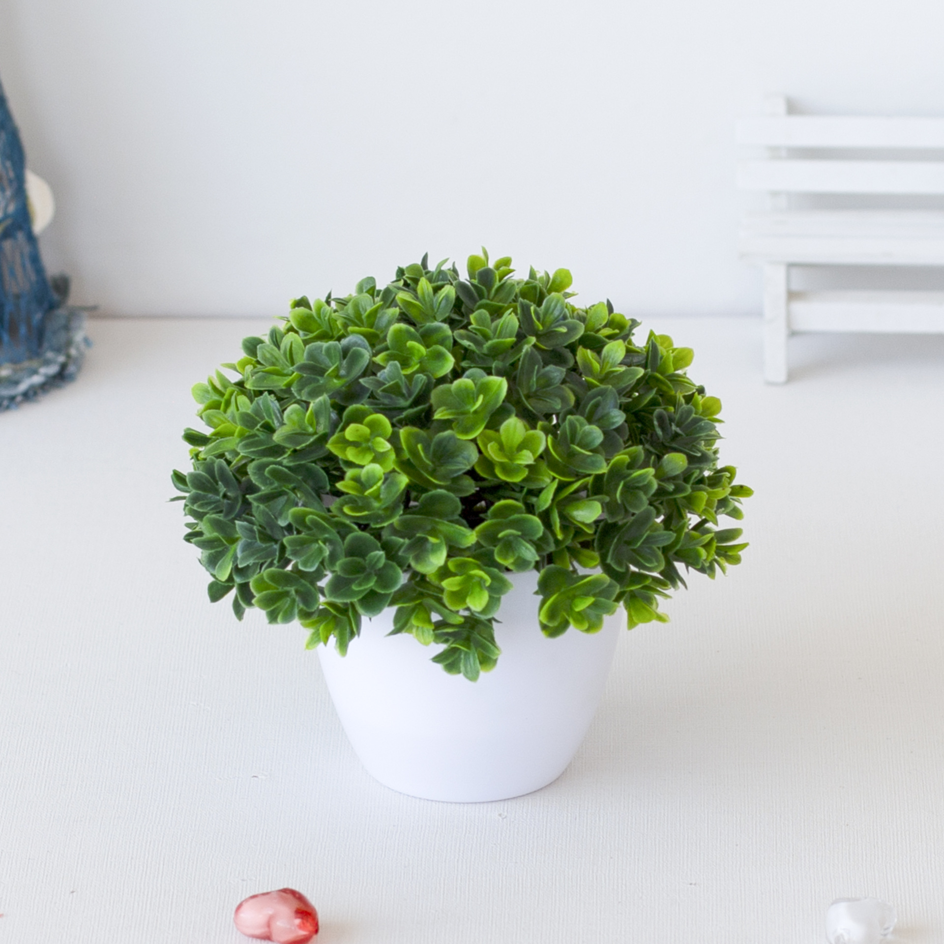 Simulation plant bonsai desktop artificial flower plant ornaments flower ball grass ball potted home decoration small pendulum