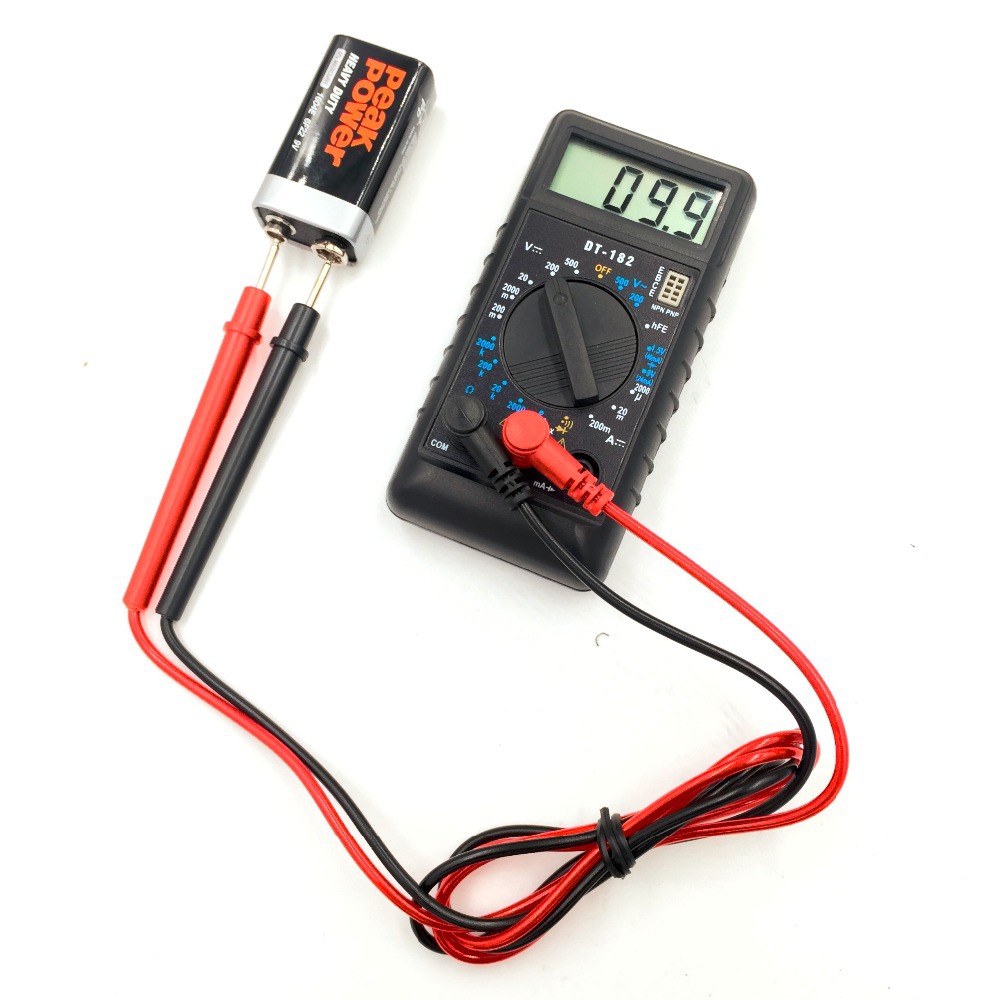 Multimeter DT182 ultra-thin mini household pocket battery measurement Haoyu Electronics