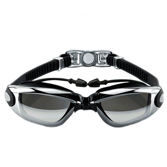 HD Racing Goggles Adult Anti-fog Electroplated Swimming Glasses Wholesale Myopia Eye Protection Men and Women Silicone Waterproof Swimming Goggles