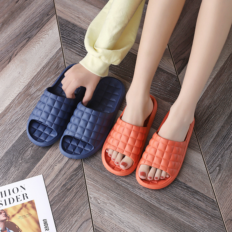 2024 New Style Home Slides Summer Indoor Couple Slippers Men's EVA Bathroom Household Home Slippers Women