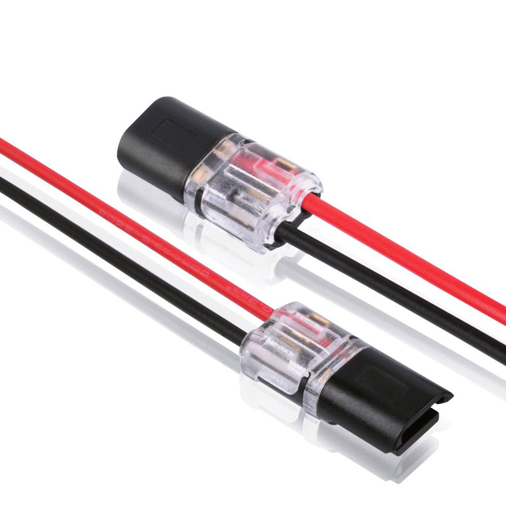 T型直通H型对插免剥皮快速LED免焊连接器接线端子