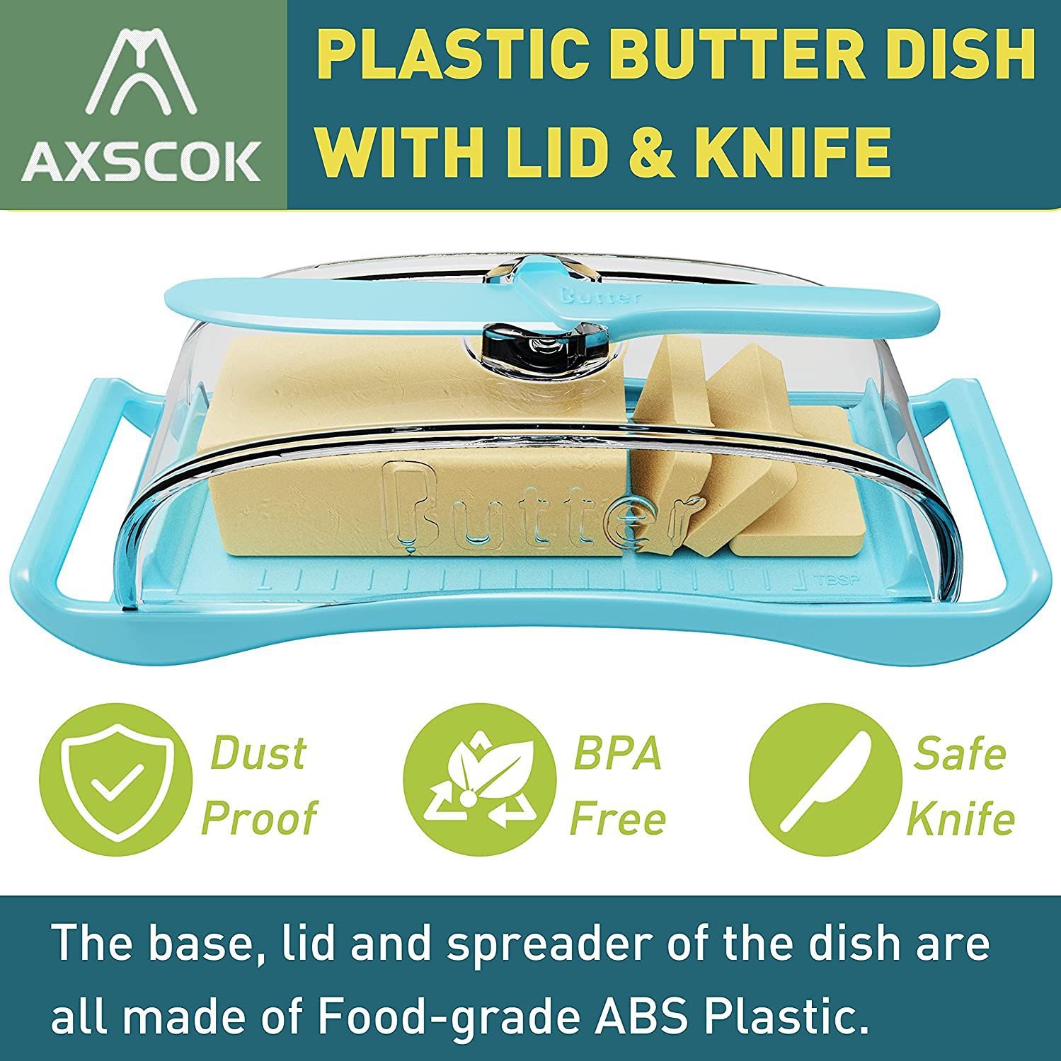 Amazon Creative European-style butter dish abs creative western-style plastic cover butter dish home cake dish pastry box