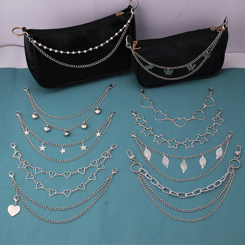 Bag Jewelry Chain Handmade Metal Shoulder Bag Accessories Handbag All-match Jewelry Chain Crossbody Bag Metal Chain