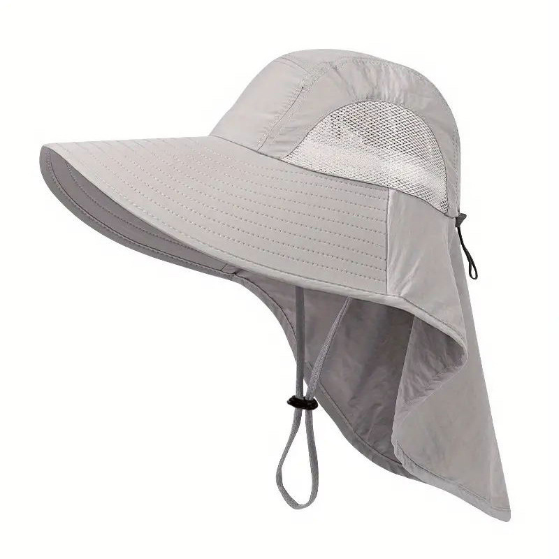 Outdoor big brim fisherman hat female Korean fashion sun protection hat female hat neck covering fishing hat sun hat wholesale