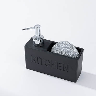 Kitchen supplies multi-functional detergent soap bottle detergent press sub-bottle cleaning ball sponge storage box