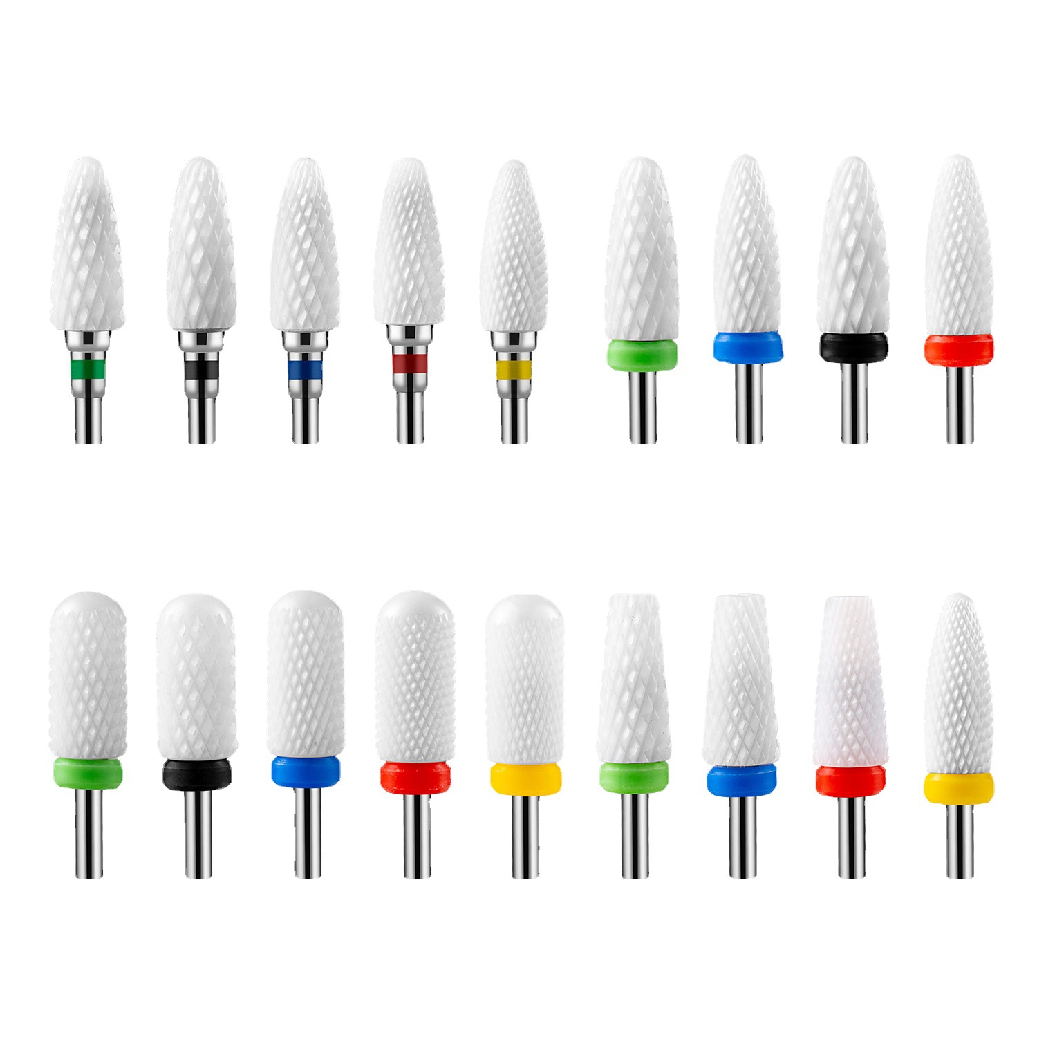 Nail ceramic grinding head electric nail remover ceramic corn head drill bit nail machine replacement tool grinding machine