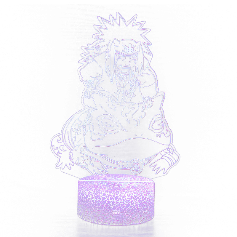 Cross-Border dedicated to Naruto Naruto Bosasuke 3d night light modeling light LED visual stereo light USB table lamp