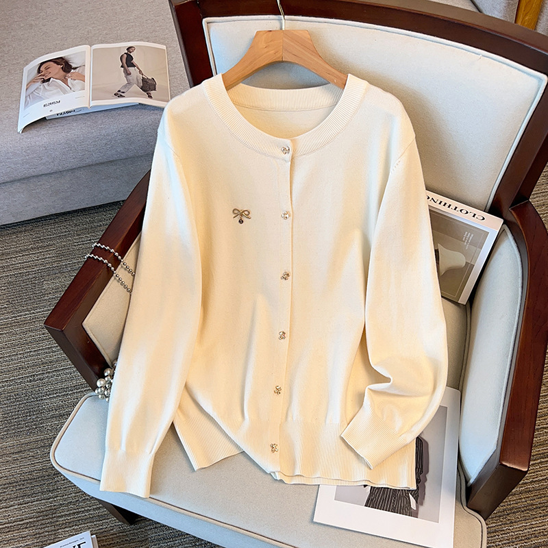 Women's plus size/300kg chest circumference 150/160 loose cardigan sweater knitted coat 350kg-8356