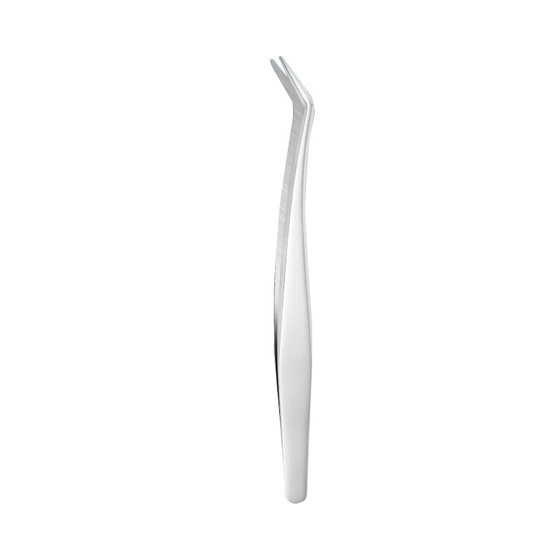 False eyelash tweezers grafting eyelash curler round head gold feather clip eyelash long gold feather eagle mouth tweezers flowering tools wholesale