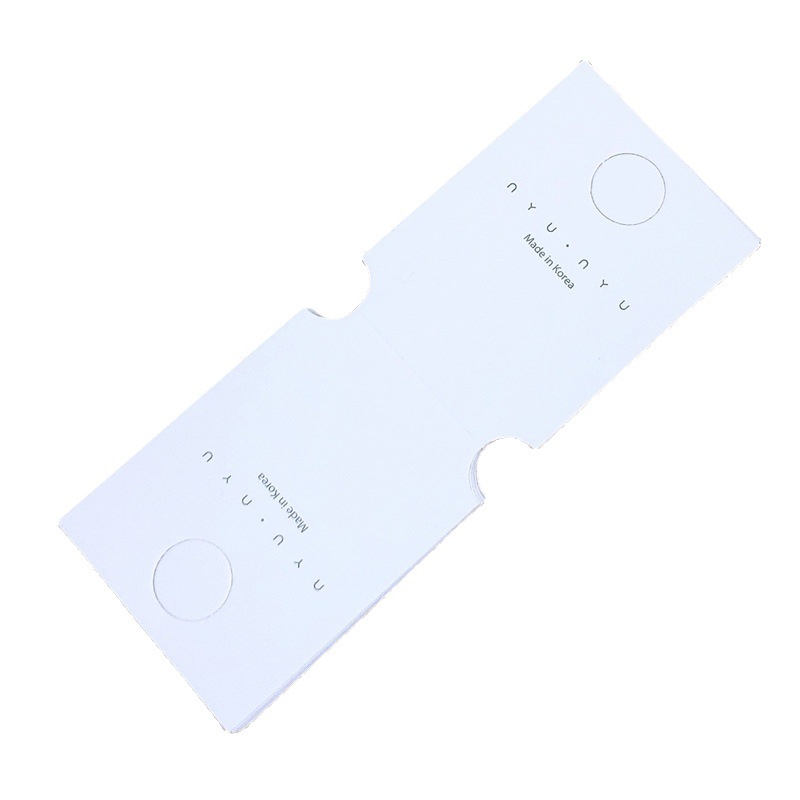 5*14cm-adult children hair clip hair rope folding card paper hair accessories packaging card tag hanging card