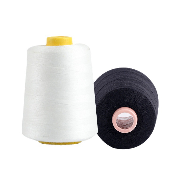 Factory Direct color 8000 yards 402 high quality polyester sewing thread flat car thread pagoda thread color complete