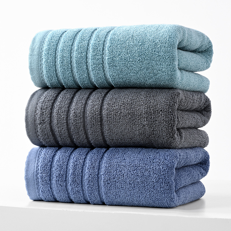 Cotton thickened children's small bath towel 50 * 100cm combed soft absorbent pure cotton household body towel wholesale