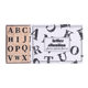 Yuezhen Cross-border Broken Digital Wooden Hand Account Seal Retro Alphanumeric Children Primary School Students Wooden Seal