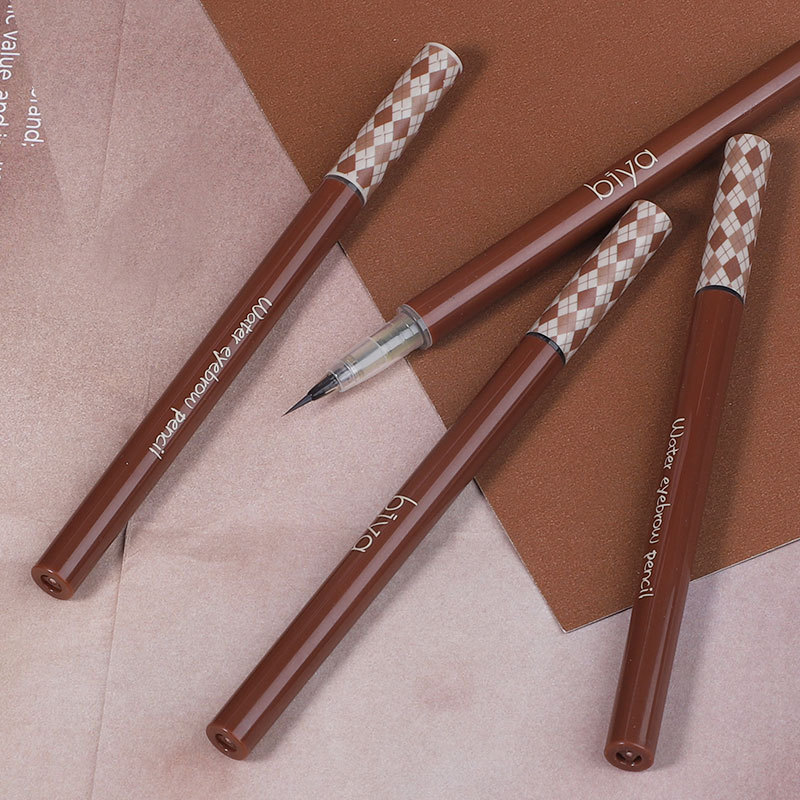Water Eyebrow Pen Extremely Fine Natural Eyeliner Lying Silkworm Pen Lasting Waterproof No Sizzying Wild Eyebrow Liquid Eyebrow Pen Cross-border Makeup