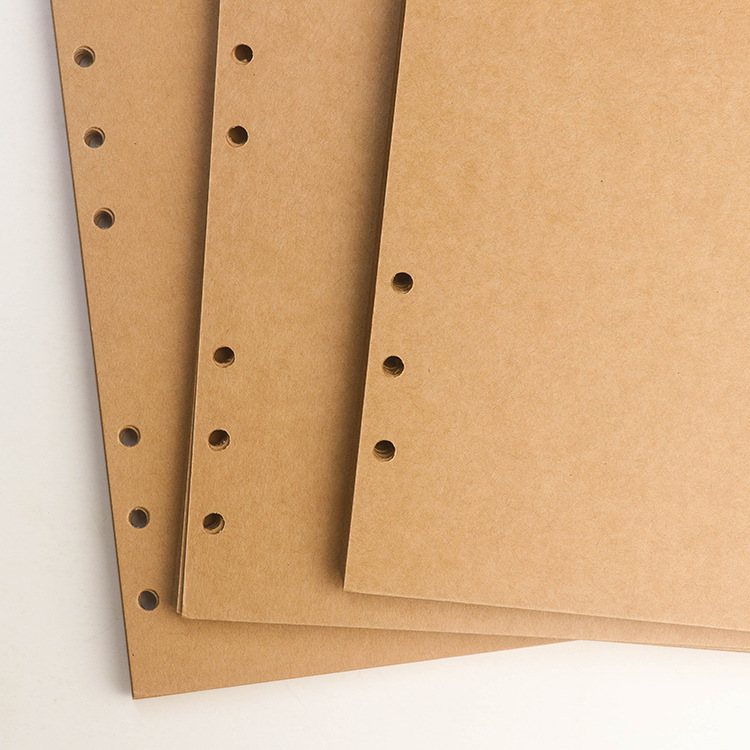 2089 retro loose-leaf core thickened Kraft paper notebook pages removable without Ge hand picture set