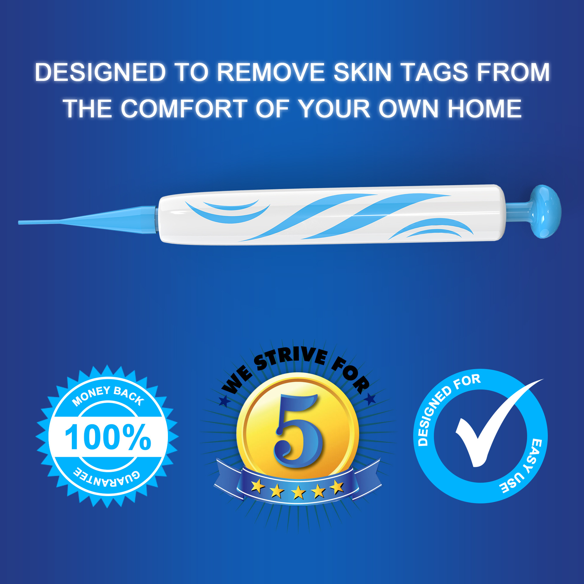 Skin Tag Removal Tool Skin Removal pen meat Removal mole Removal corns wart Removal device can be equipped with repair stickers