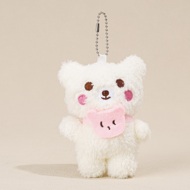 Backpack Bear Cute Doll Doll School Bag Plush Bear Keychain Pendant Pendant Grabber Doll Plush Toy