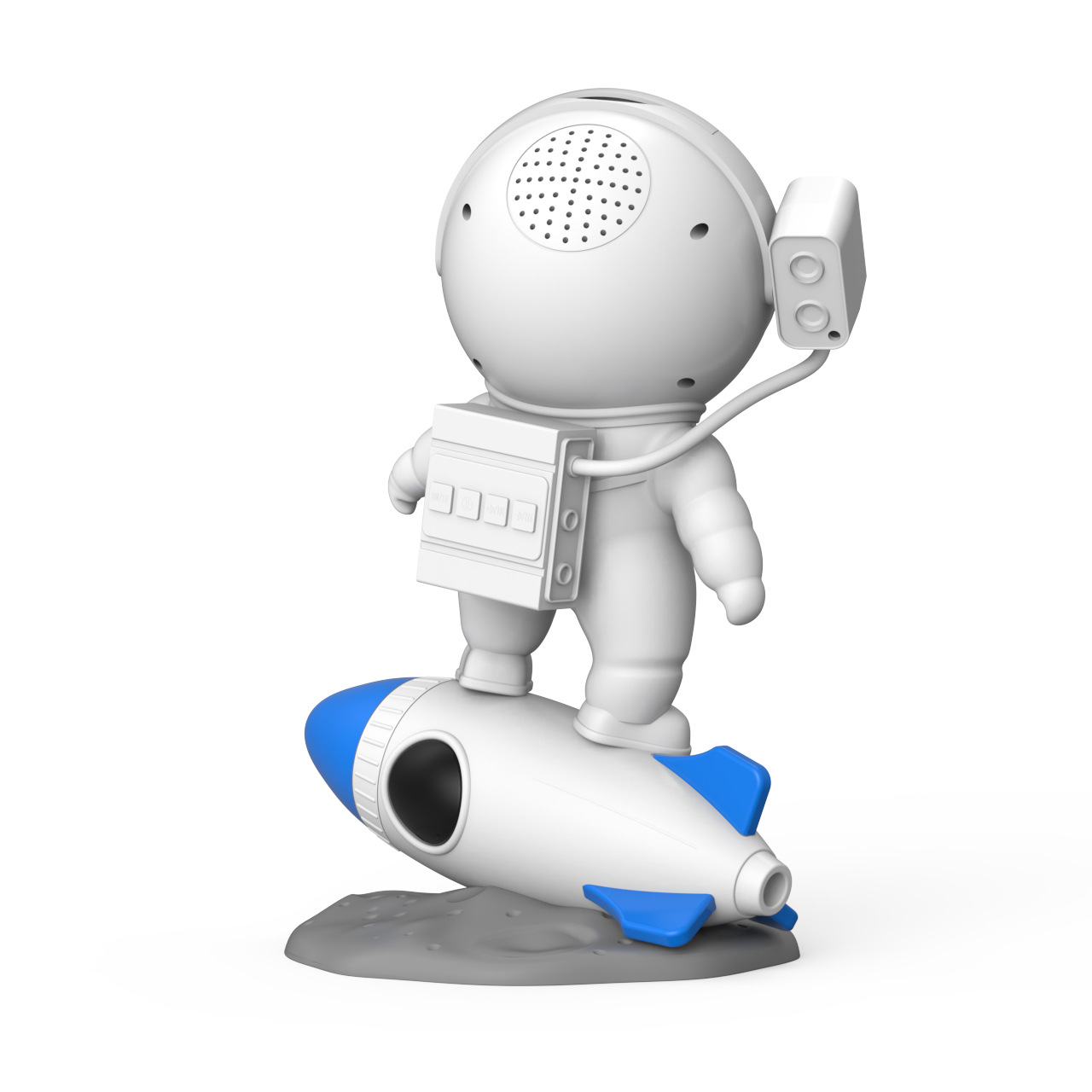 New Rocket Astronaut Galaxy Star Projection Lamp Bedroom Atmosphere Lamp Universe Galaxy HD Focusing Projection Lamp