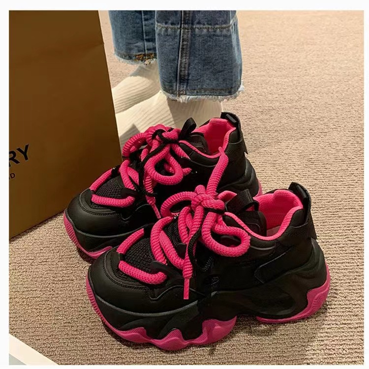 Clunky sneakers for women 2023 new autumn platform shoes increased sneaker ins autumn and winter casual running shoes
