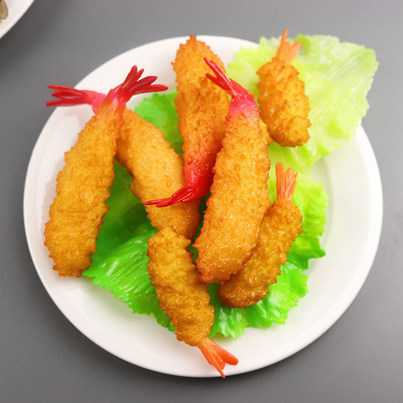 Artificial Shrimp Lobster Model Fake River Shrimp Sea Cucumber Plastic Shrimp Toy Restaurant Seafood Decoration Props