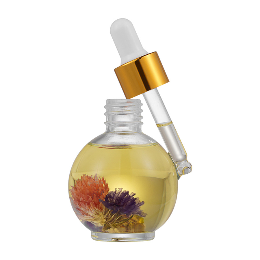 30ml Nail Edge Care Oil Repair Moisturizing Dried Flower Nutritional Oil Nail Art Water Moisturizing Oil