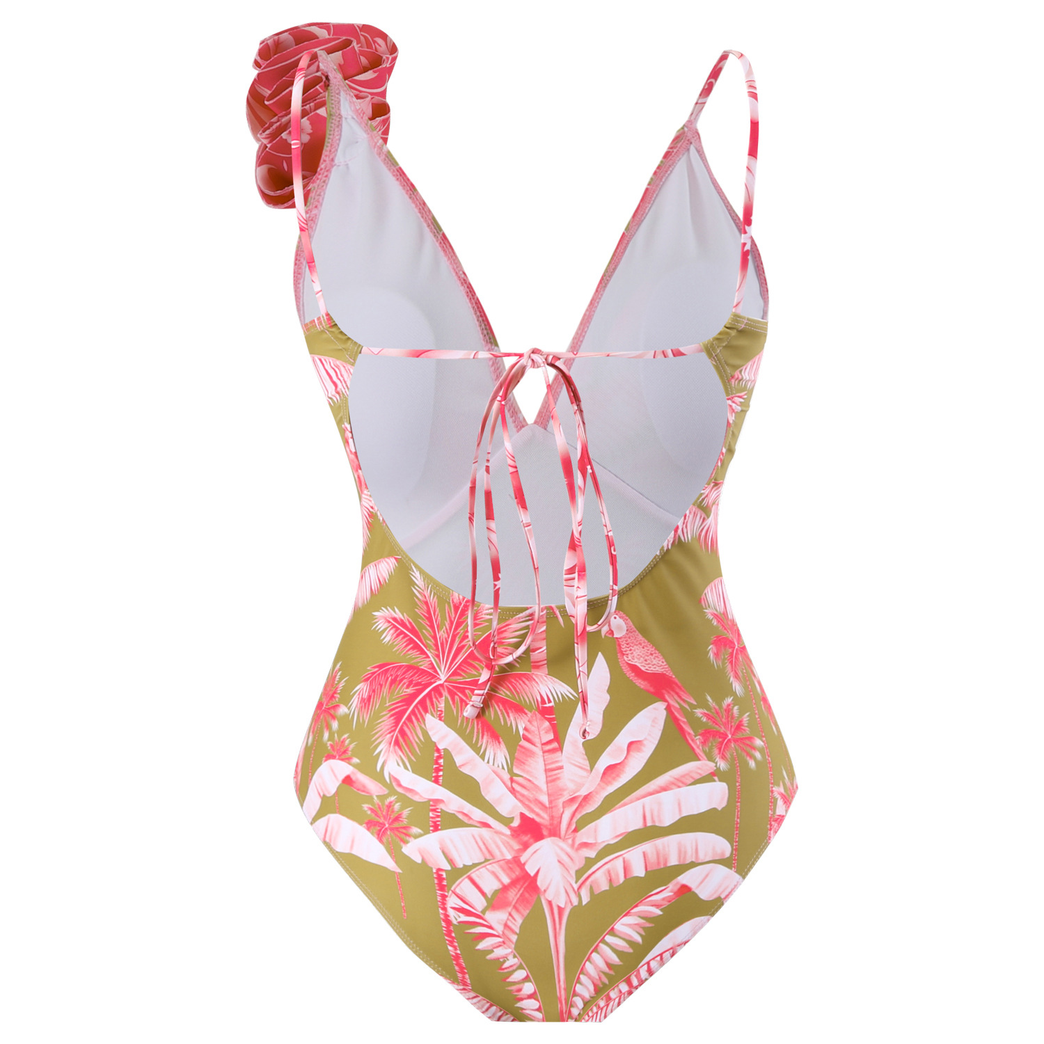 2023 new printed fashion design sexy swimsuit Women's European and American cross-border swimsuit one-piece two-piece suit suit