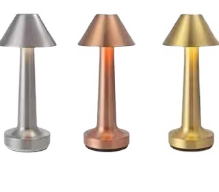 Factory direct supply led simple retro bar table lamp restaurant desktop charging touch non-dimming atmosphere night light
