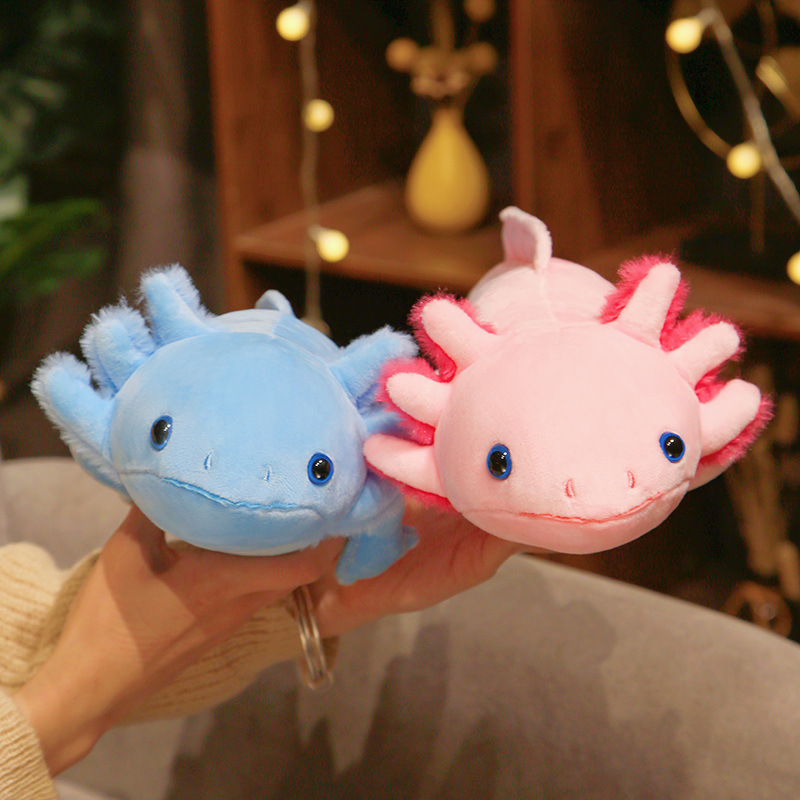 跨境Axolotl Plush六角恐龙毛绒玩偶可爱公仔儿童节礼物蝾螈