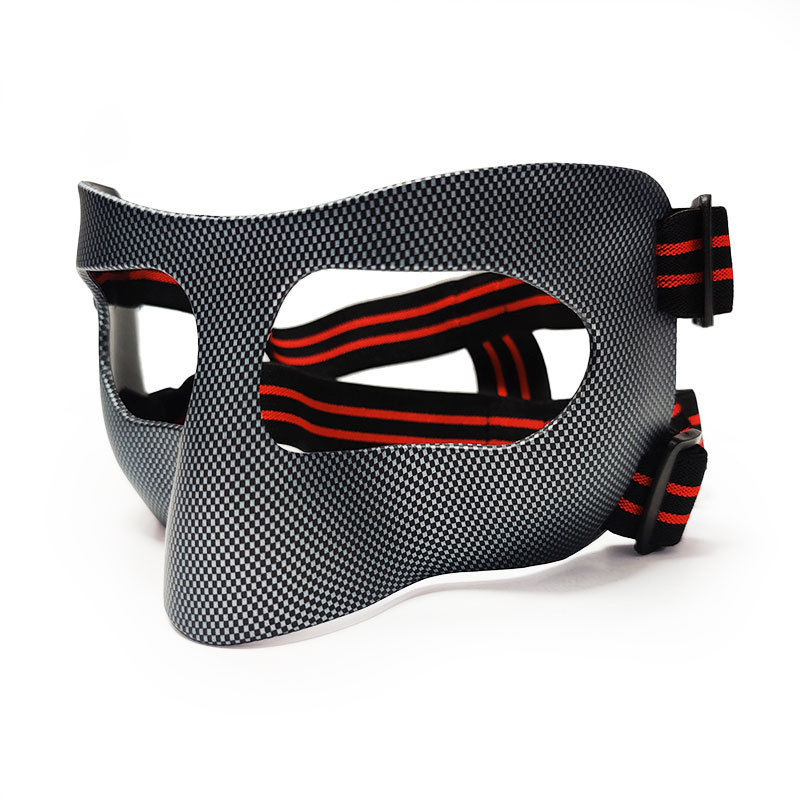 Basketball Anti-Collision Nose Mask Black Adult Men's Football Game Face Mask Sports Protector