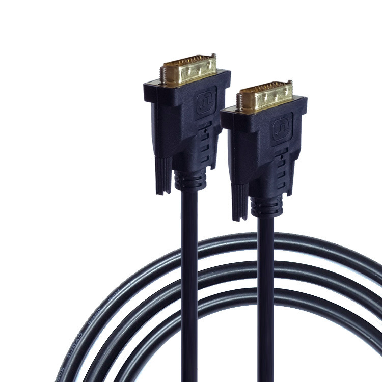Factory in stock dvi cable 24 1 male to male dvi to dvi computer monitor HD video cable dvi