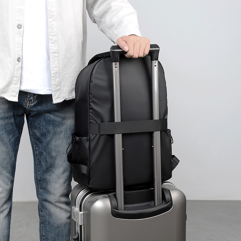 Lightweight Backpack Outdoor Trendy Backpack Men's Business Travel Bag Large Capacity Computer Bag Casual Simple Schoolbag
